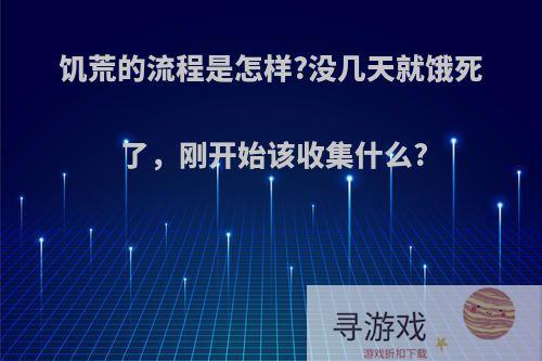 饥荒的流程是怎样?没几天就饿死了，刚开始该收集什么?