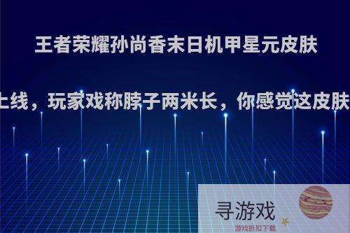 王者荣耀孙尚香末日机甲星元皮肤即将上线，玩家戏称脖子两米长，你感觉这皮肤如何?