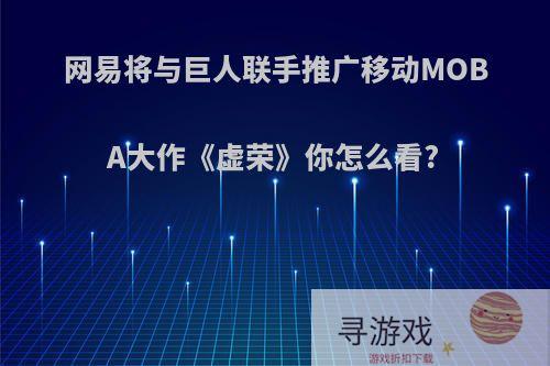 网易将与巨人联手推广移动MOBA大作《虚荣》你怎么看?