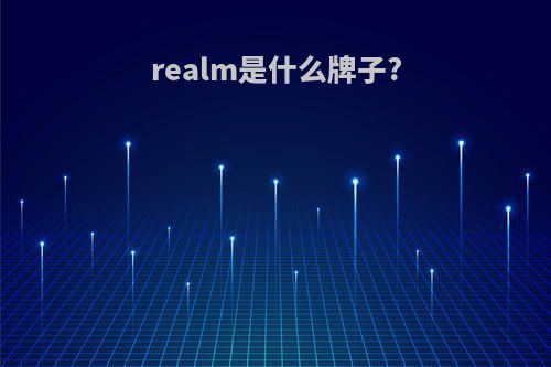 realm是什么牌子?
