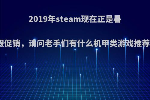 2019年steam现在正是暑假促销，请问老手们有什么机甲类游戏推荐?